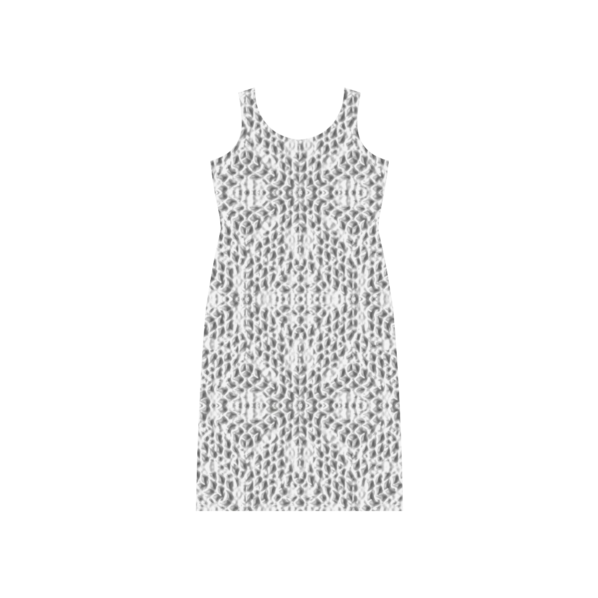 delicate (bridal) lace 8 Phaedra Sleeveless Open Fork Long Dress (Model D08)
