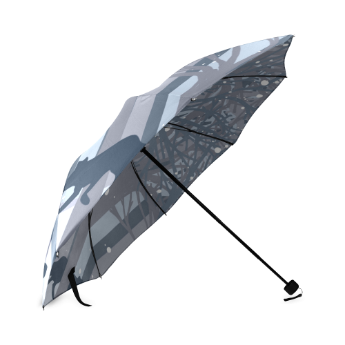 Foxes in the winter forest Foldable Umbrella (Model U01)