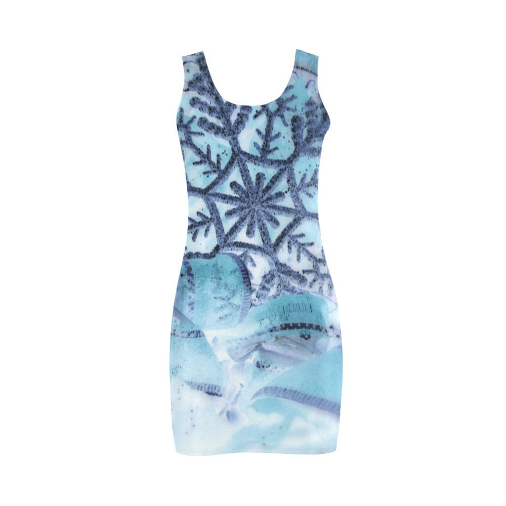 Icy snowflake by Martina Webster Medea Vest Dress (Model D06)