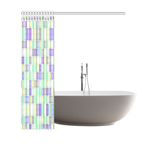 Squares Shower Curtain 69"x72"
