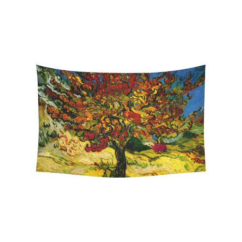 Van Gogh Mulberry Tree Cotton Linen Wall Tapestry 60"x 40"