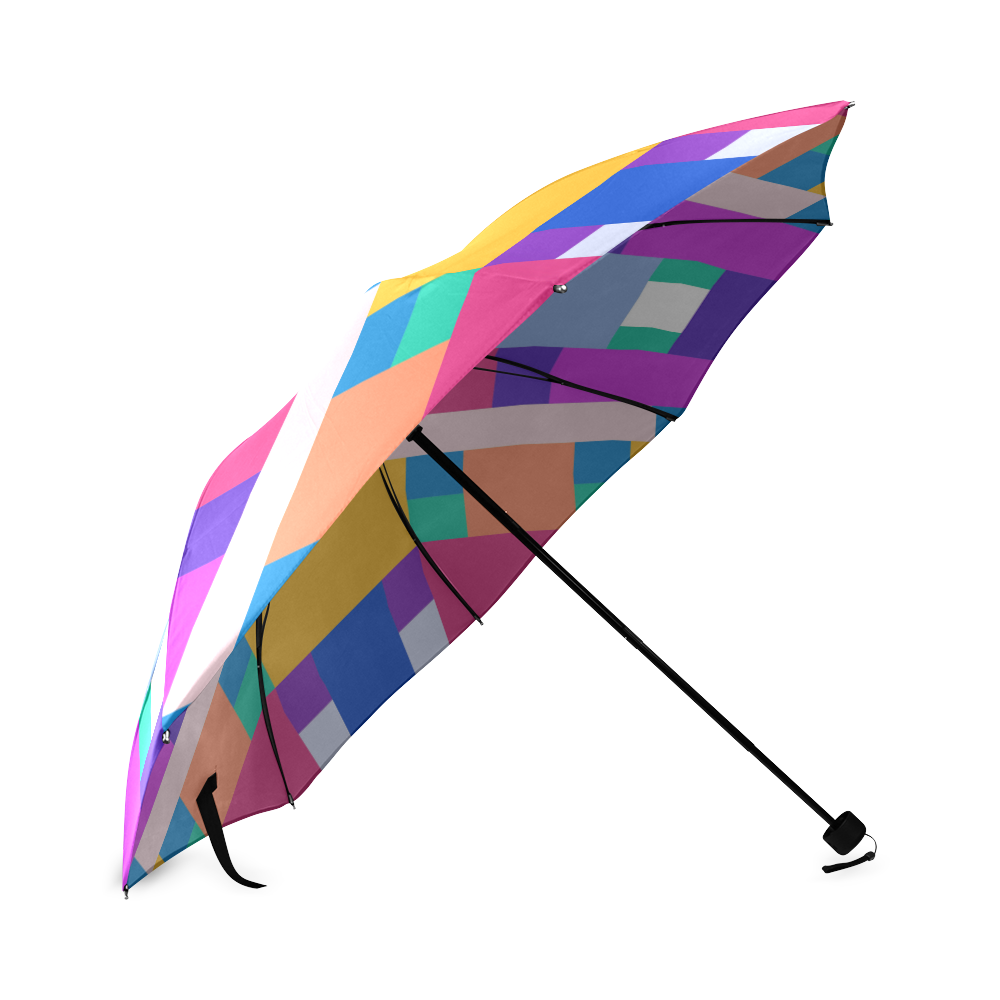 Rectangles Foldable Umbrella (Model U01)