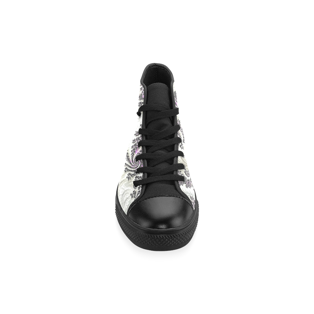 Fractal20160838 Men’s Classic High Top Canvas Shoes /Large Size (Model 017)