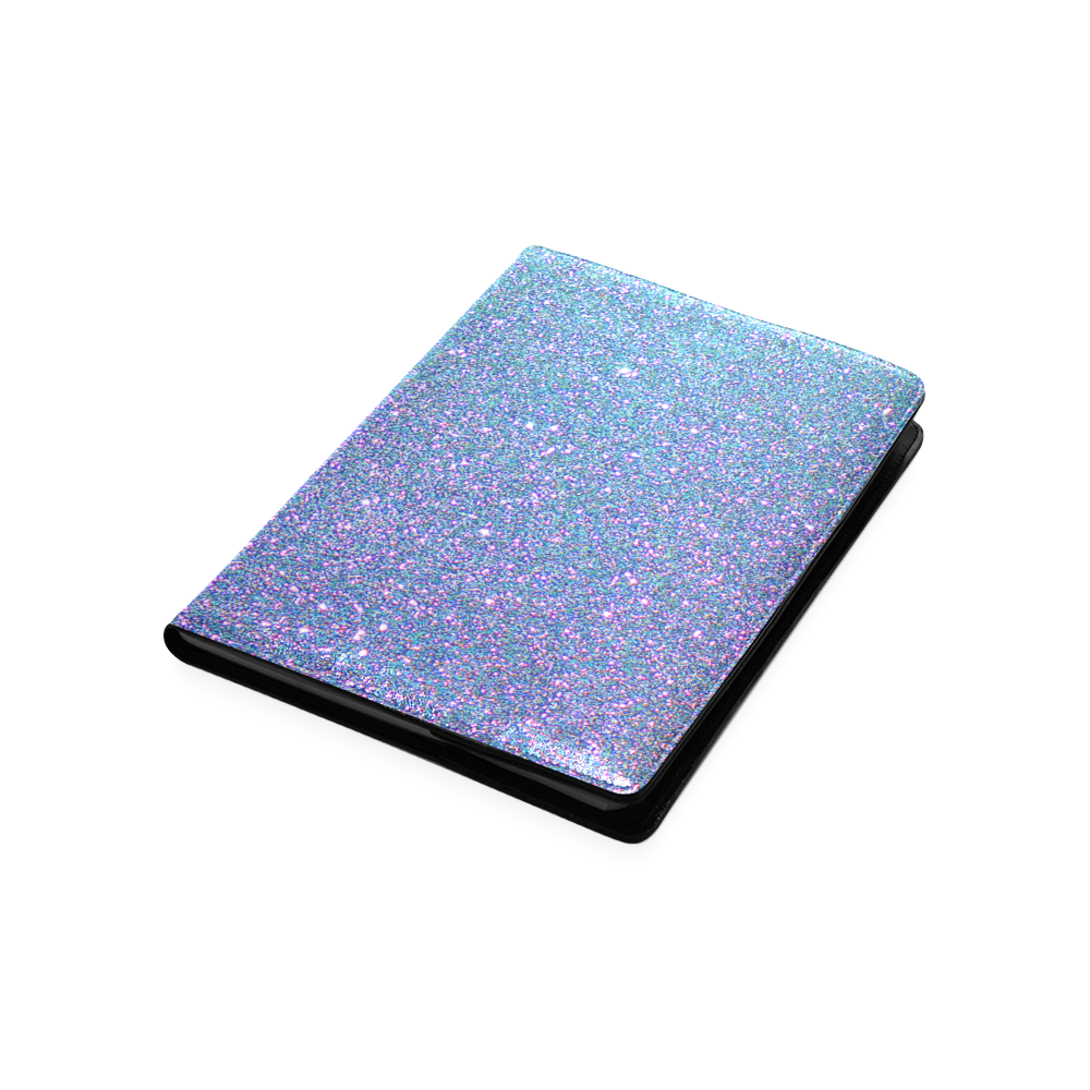 Blue glitter Custom NoteBook B5