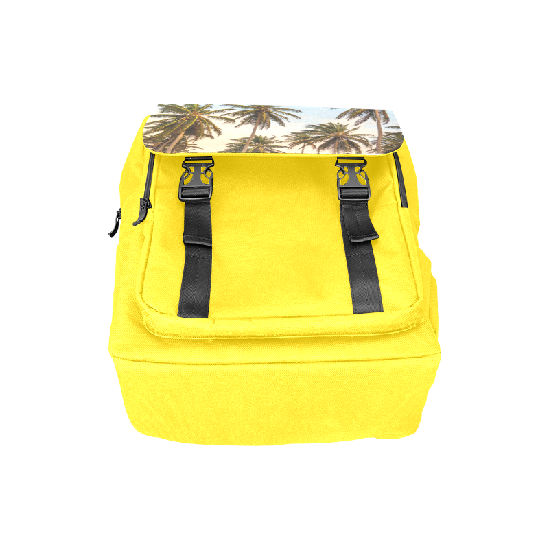 Chilling Tropical Palm Trees Blue Sky Scene Casual Shoulders Backpack (Model 1623)