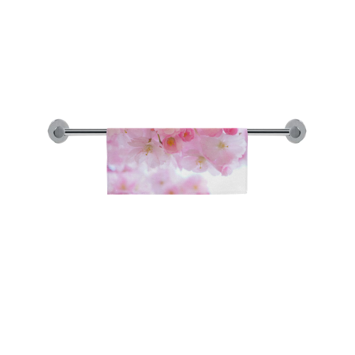 Beautiful Pink Japanese Cherry Tree Blossom Square Towel 13“x13”