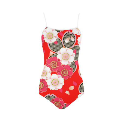 Japutas Swimsuit Ribbed Red