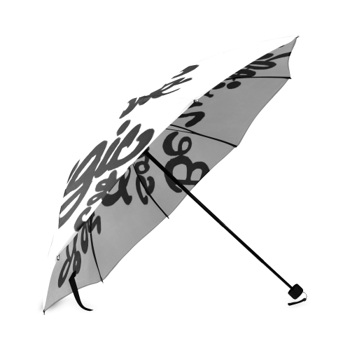 be with someone Foldable Umbrella (Model U01)