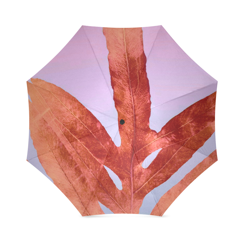 pink nature red pantone background Foldable Umbrella (Model U01)