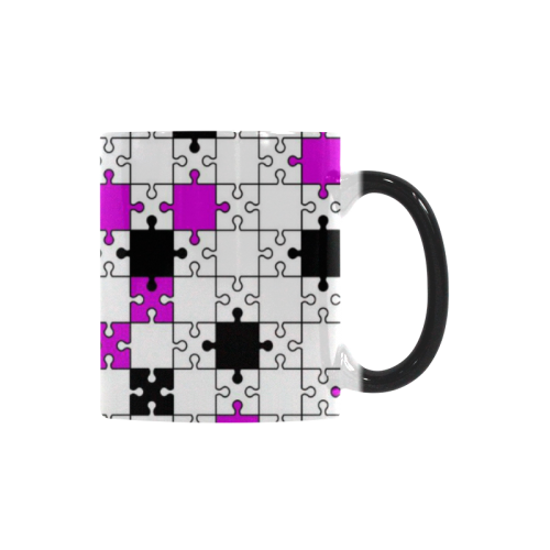 puzzle fun E Custom Morphing Mug