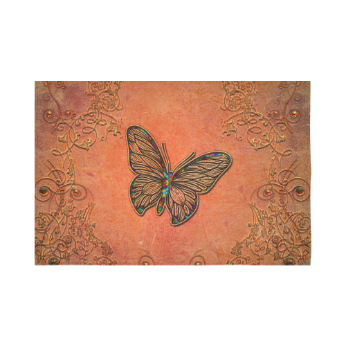 Wonderful butterflies, decorative design Cotton Linen Wall Tapestry 90"x 60"