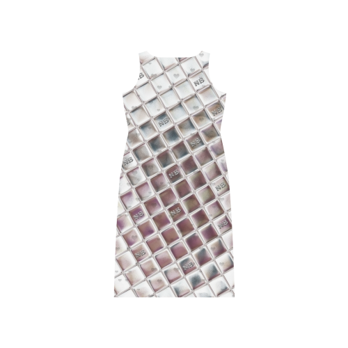 NB Heart by Nico Bielow Phaedra Sleeveless Open Fork Long Dress (Model D08)