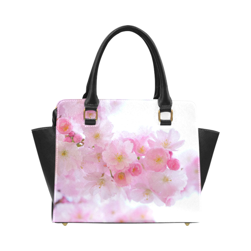 Beautiful Pink Japanese Cherry Tree Blossom Classic Shoulder Handbag (Model 1653)