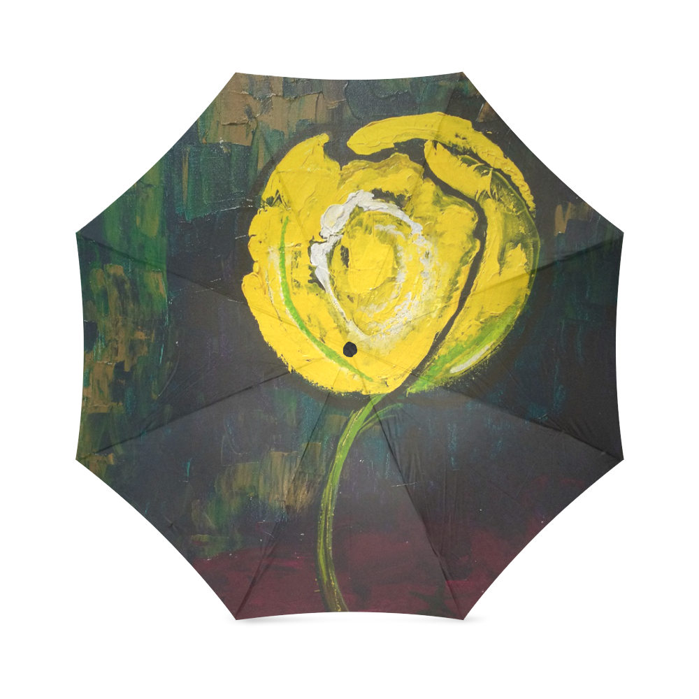 Golden Rose Acrylic Foldable Umbrella (Model U01)