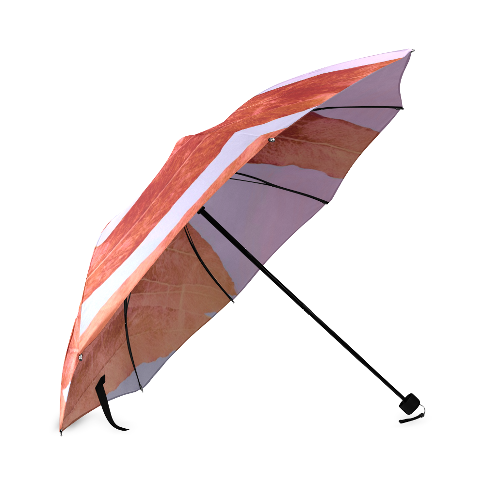 pink nature red pantone background Foldable Umbrella (Model U01)