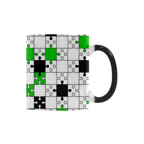 puzzle fun B Custom Morphing Mug