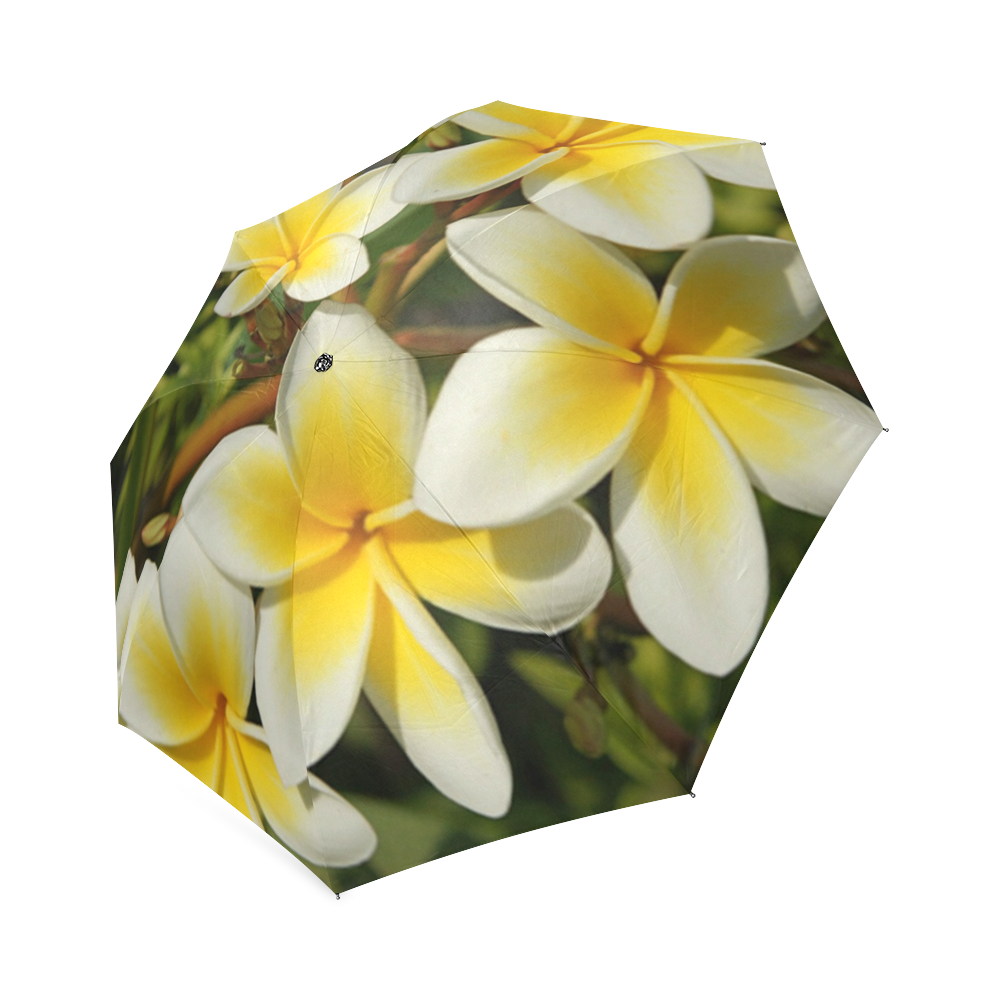 Bunga Kamboja von Bali Foldable Umbrella (Model U01)