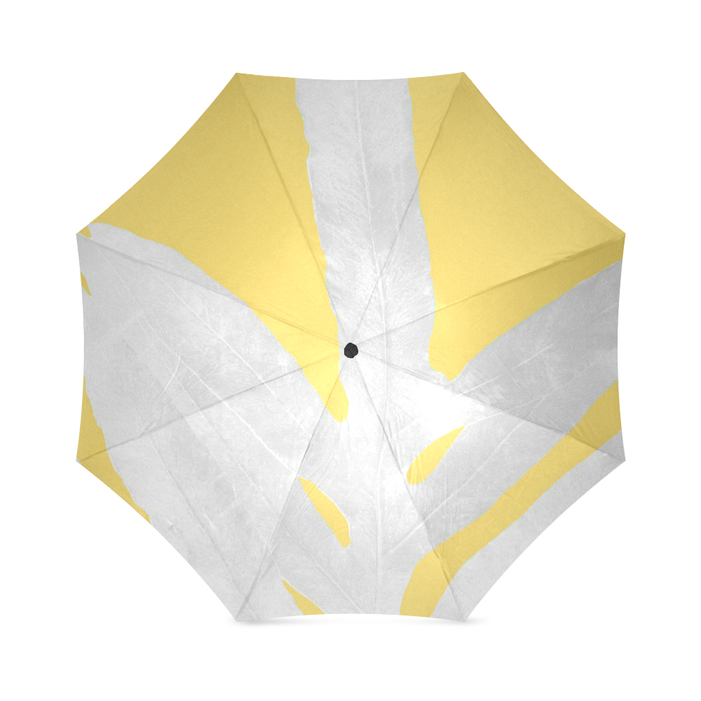 pink nature inverted pale tangerine Foldable Umbrella (Model U01)