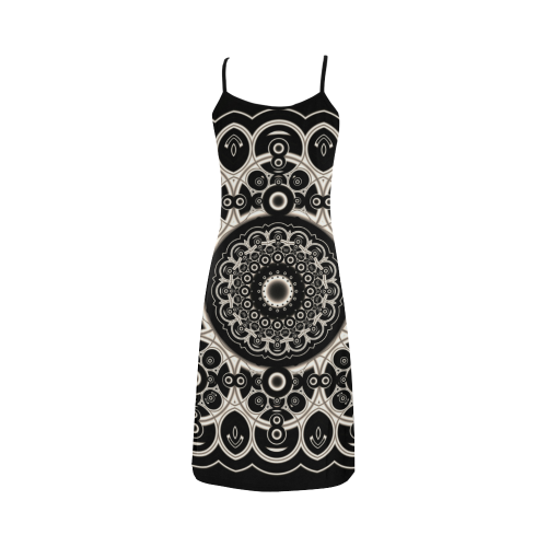 Black Lace Alcestis Slip Dress (Model D05)