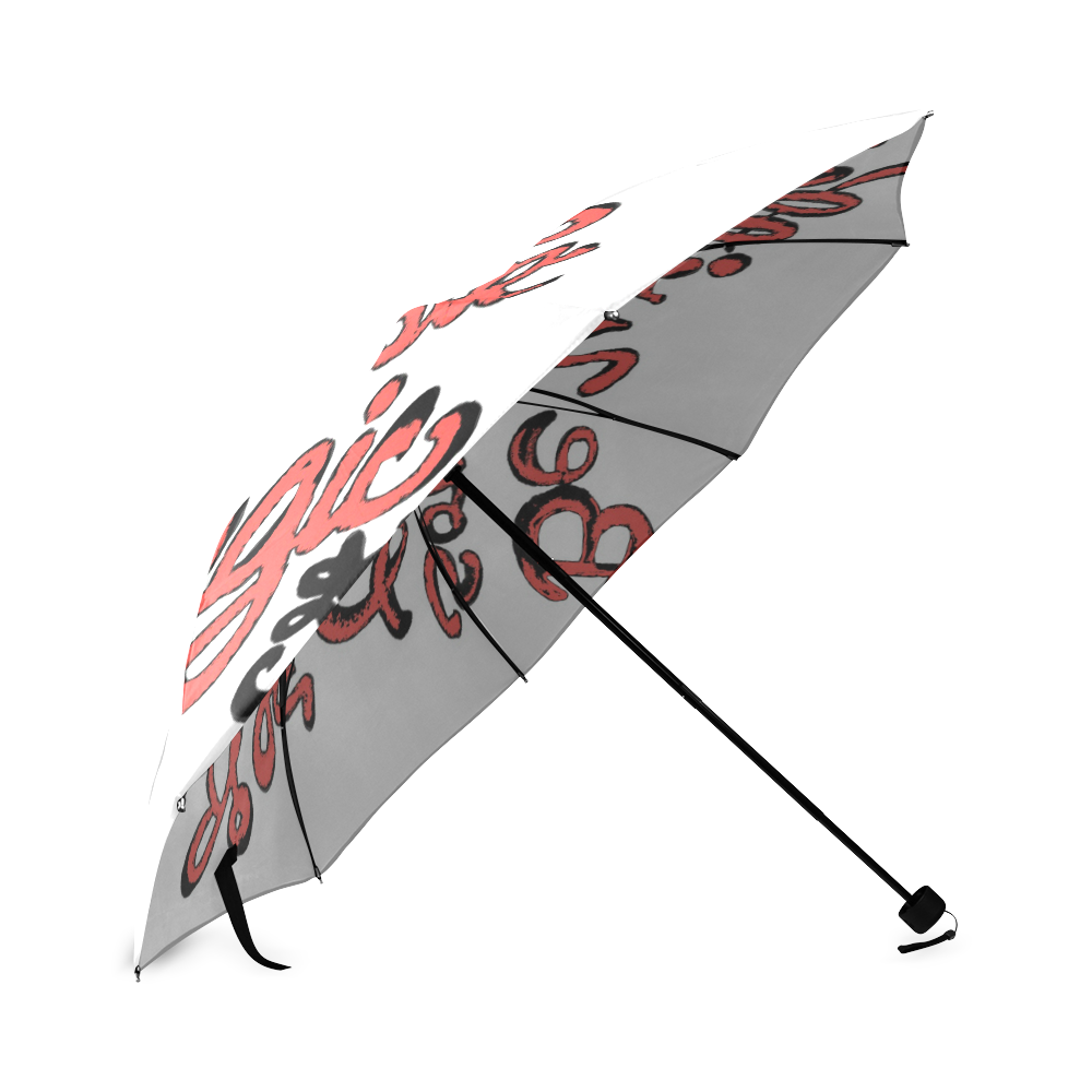be with someone peachy Foldable Umbrella (Model U01)
