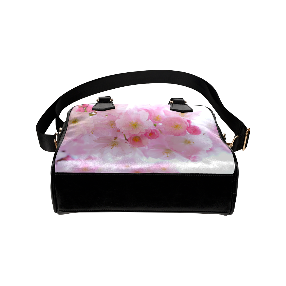 Beautiful Pink Japanese Cherry Tree Blossom Shoulder Handbag (Model 1634)