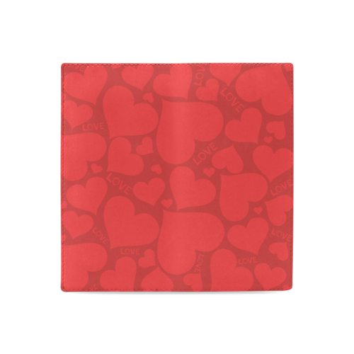 hearts vector Women's Leather Wallet (Model 1611)