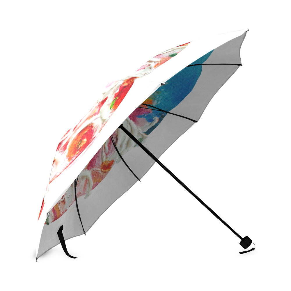 Roses on Fire Foldable Umbrella (Model U01)