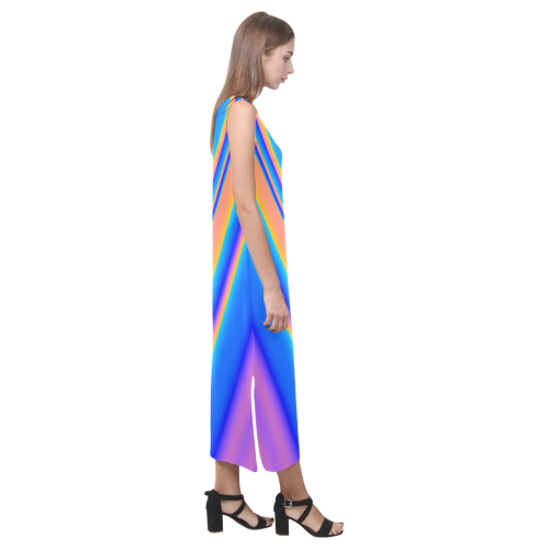 Be Bold Again Phaedra Sleeveless Open Fork Long Dress (Model D08)