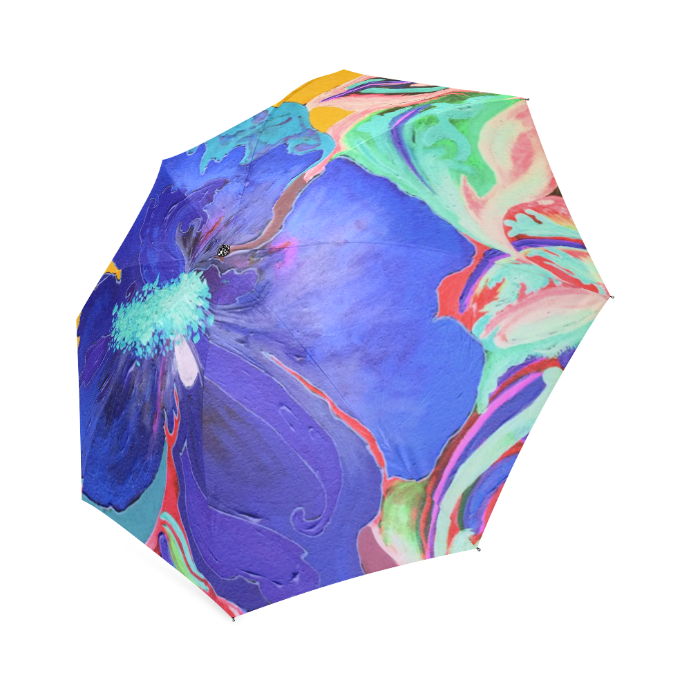 Birthday Yellow Rose inverted Foldable Umbrella (Model U01)