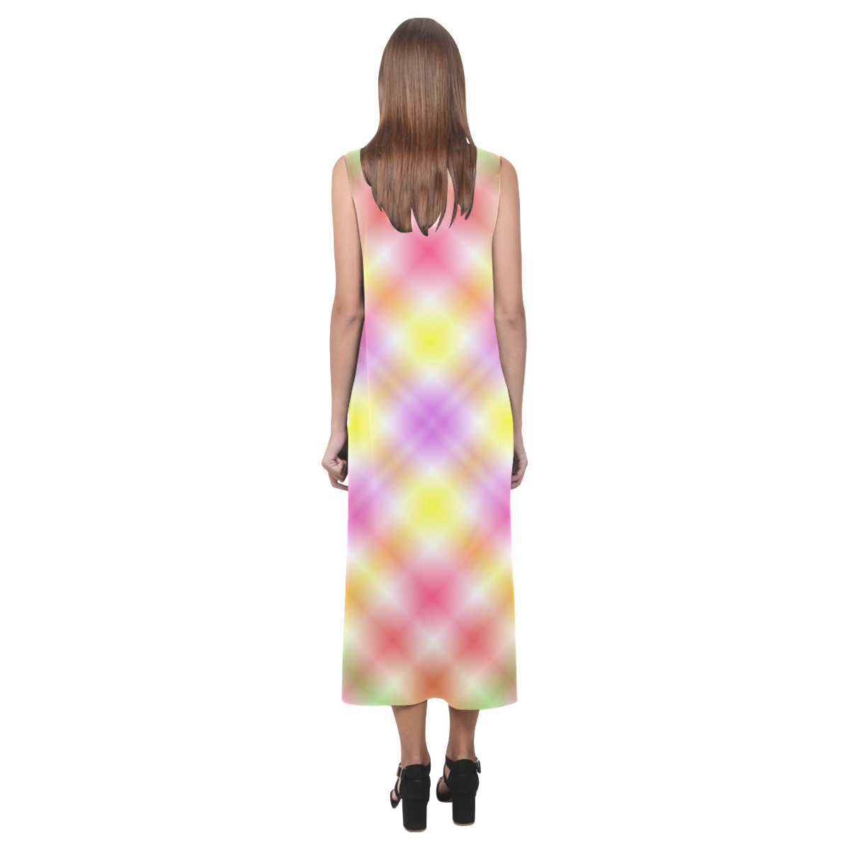 Taos Wool Phaedra Sleeveless Open Fork Long Dress