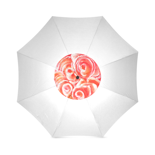 Peach Plum dreams Foldable Umbrella (Model U01)
