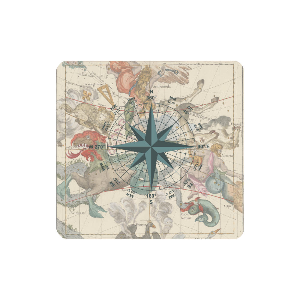 Compass, Cetus, Aries, Andromeda Women's Clutch Wallet (Model 1637)