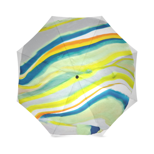 Neon Marbling Foldable Umbrella (Model U01)