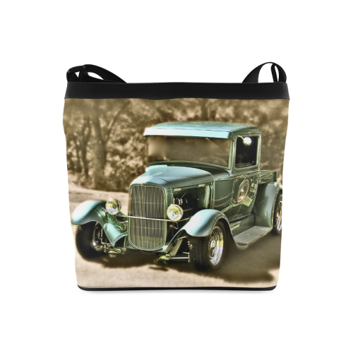 Old Car by Martina Webster Crossbody Bags (Model 1613)