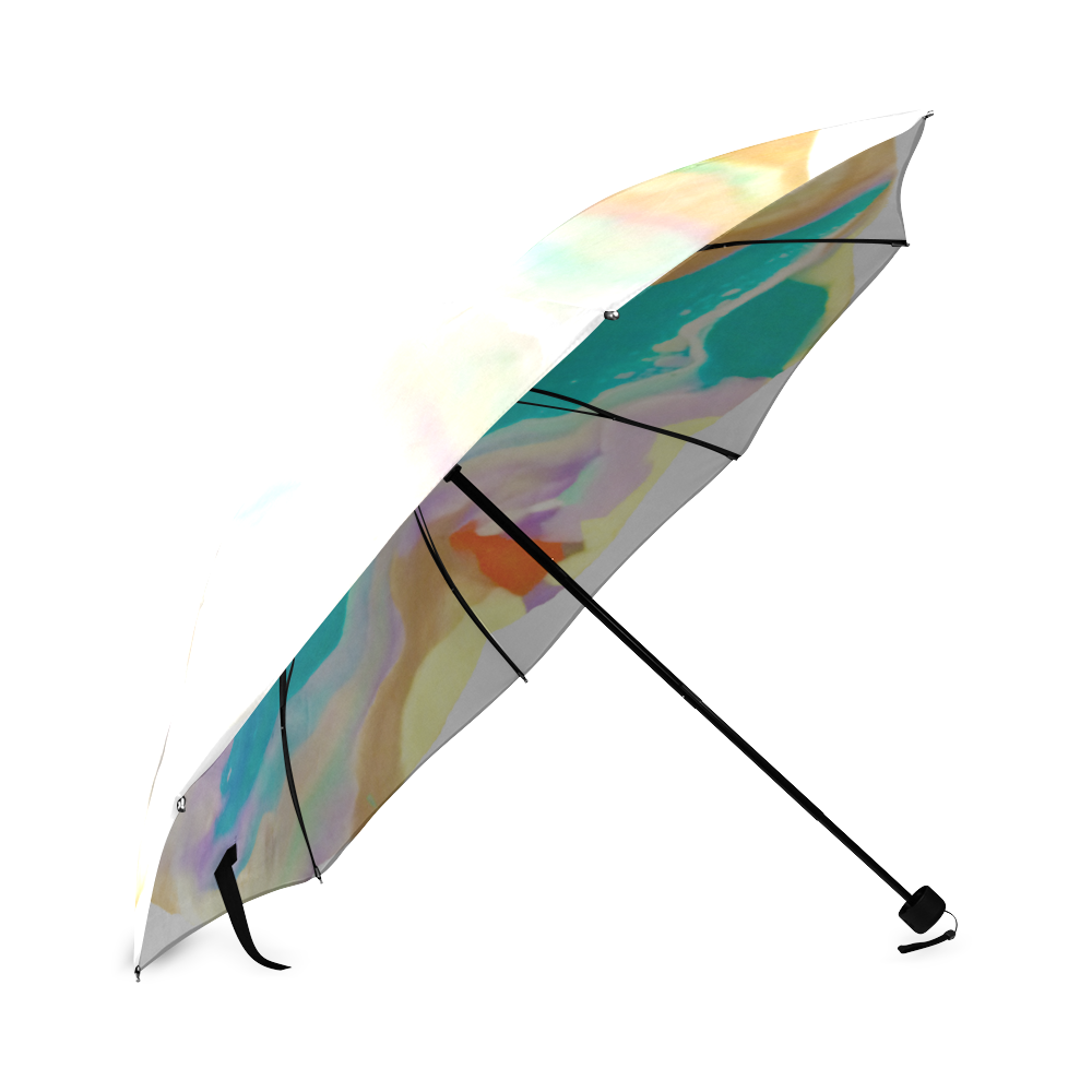 Rainbow Marbles Foldable Umbrella (Model U01)