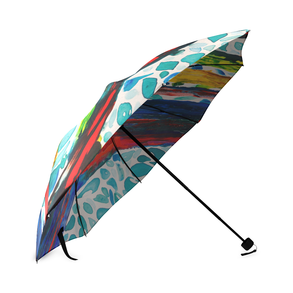 Rainbow Eucalyptus Graffiti artist tree Foldable Umbrella (Model U01)