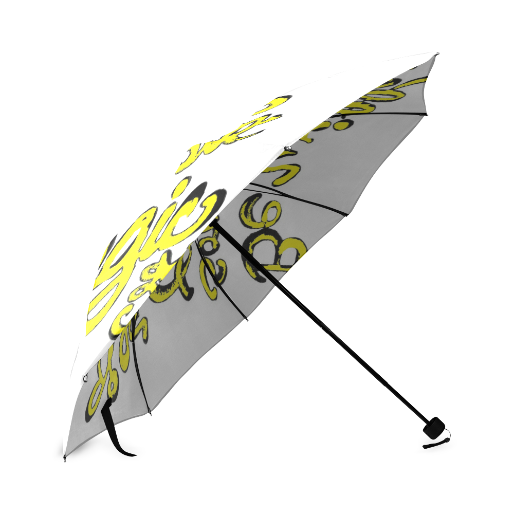 be with someone yellow Foldable Umbrella (Model U01)