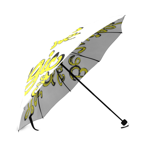 be with someone yellow Foldable Umbrella (Model U01)