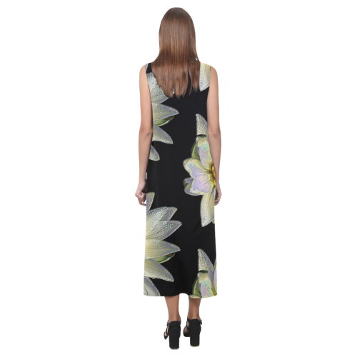 Cree Confederacy Ribbon Dress Phaedra Sleeveless Open Fork Long Dress main image 1