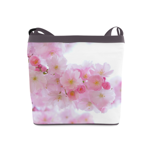 Beautiful Pink Japanese Cherry Tree Blossom Crossbody Bags (Model 1613)