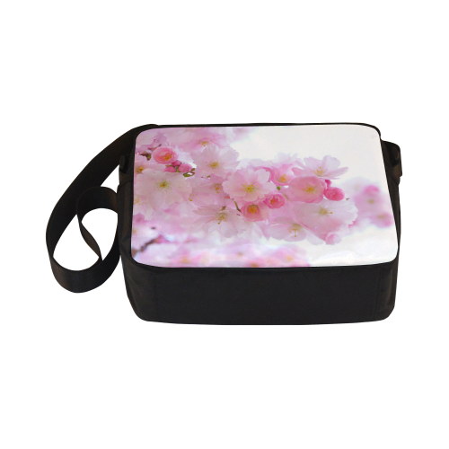 Beautiful Pink Japanese Cherry Tree Blossom Classic Cross-body Nylon Bags (Model 1632)