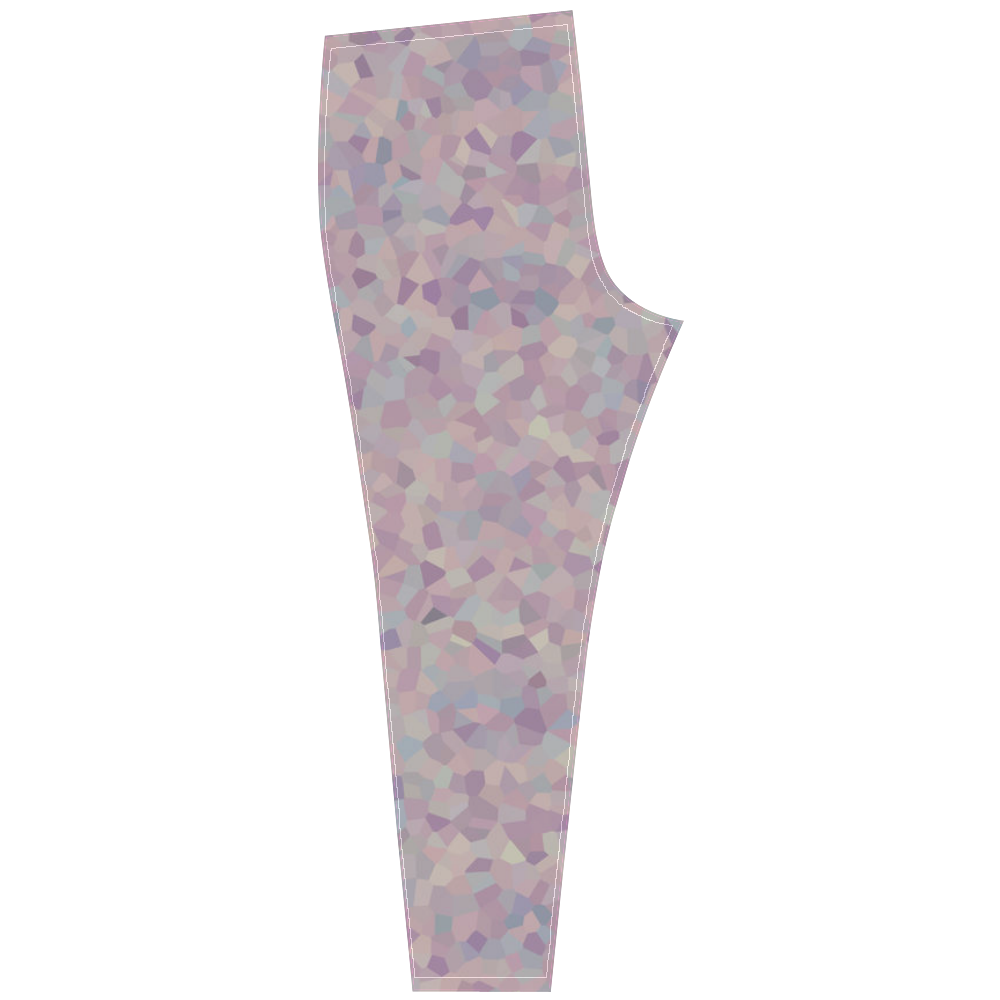 lavender & lilac pattern Cassandra Women's Leggings (Model L01)