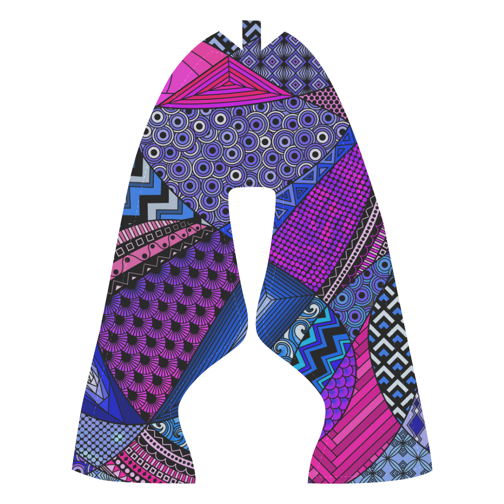 Pink Purple Blue Tangles by ArtformDesigns Women’s Running Shoes (Model 020)