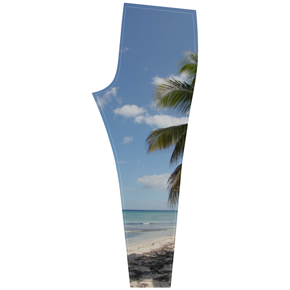 Isla Saona Caribbean Paradise Beach Cassandra Women's Leggings (Model L01)