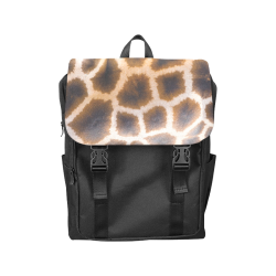 Giraffe Leather Casual Shoulders Backpack (Model 1623)