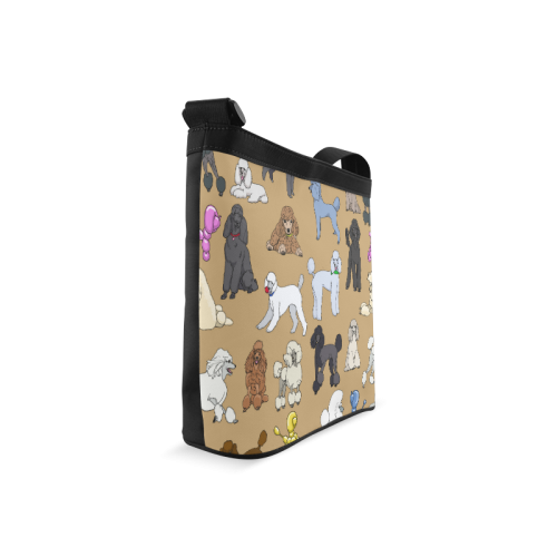 poodles camel Crossbody Bags (Model 1613)