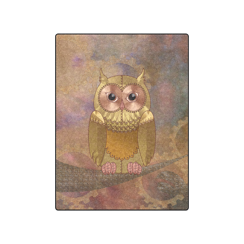Steampunk Owl by ArtformDesigns Blanket 50"x60"