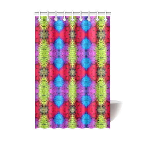 Colorful Painting Goa Pattern Shower Curtain 48"x72"