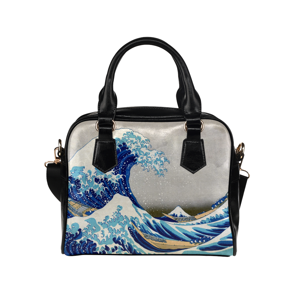 Great Wave Off Kanagawa Hokusai Shoulder Handbag (Model 1634)