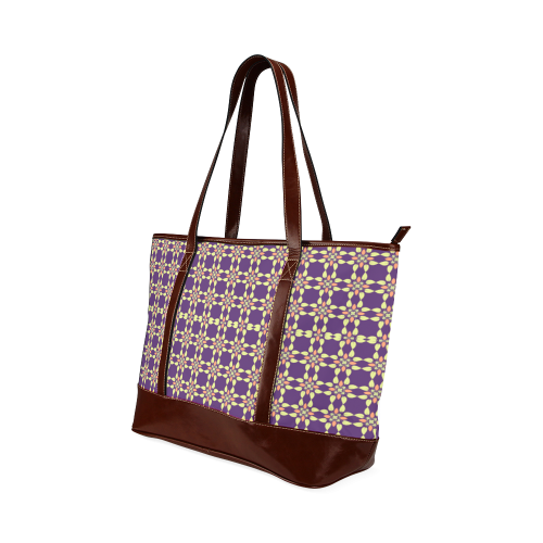 Purple Tote Handbag (Model 1642)